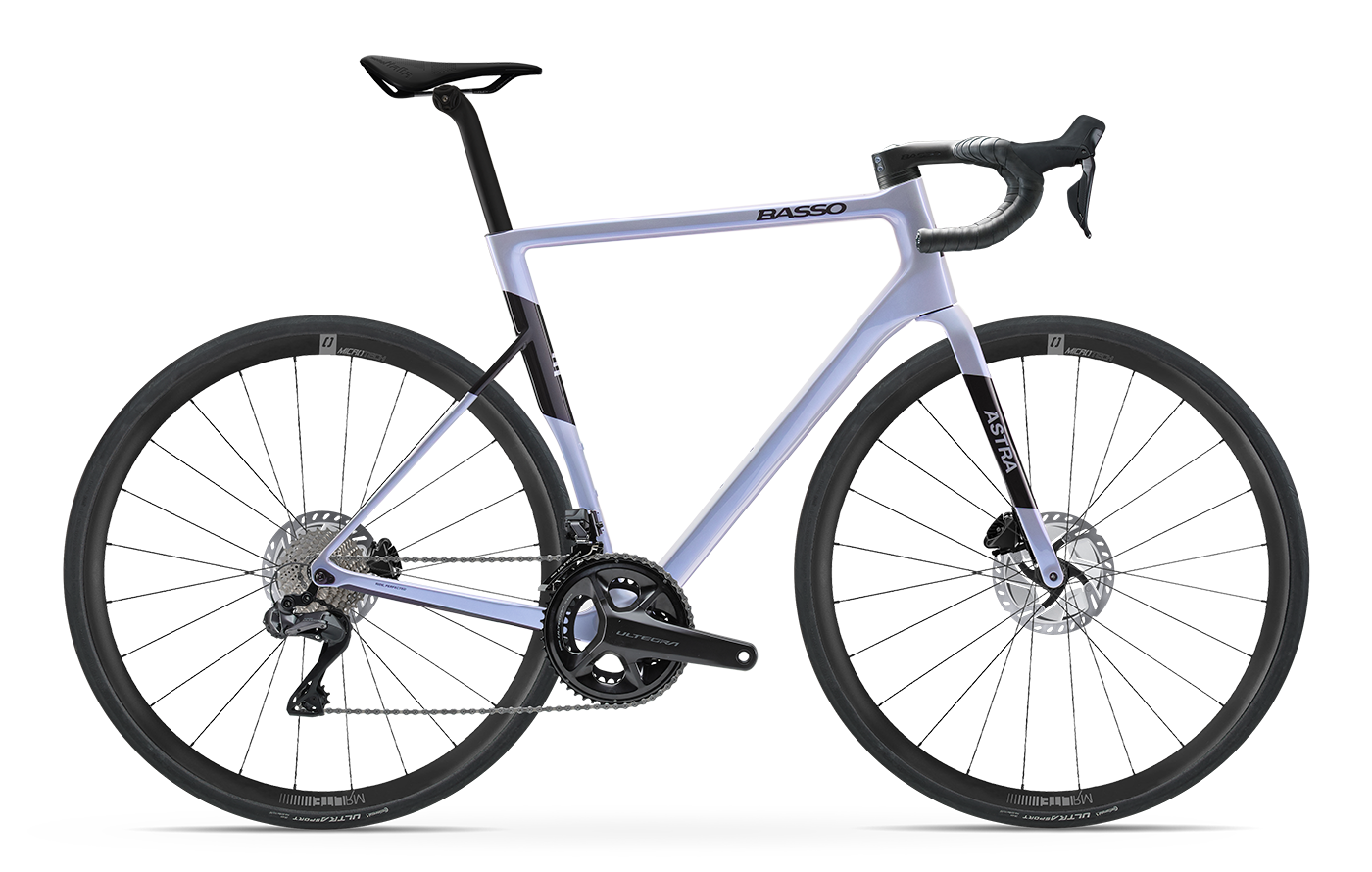 Astra black opal ultegra di2 mrlite Basso Astra carbon road bike