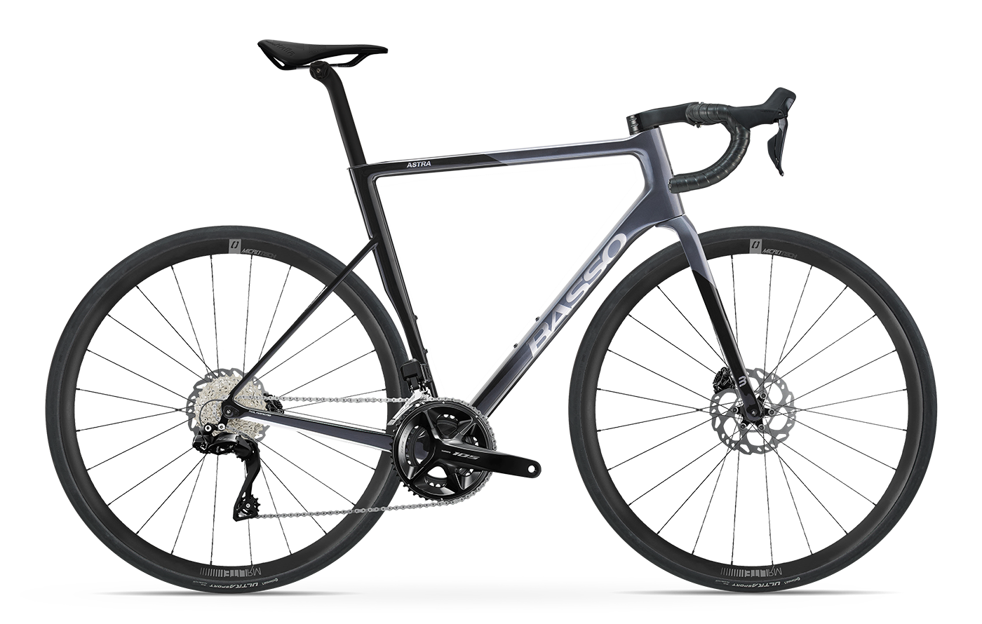 Astra cobalt grey 105di2 mrlite Basso Astra carbon road bike