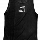 TBR black cycling base layer front view