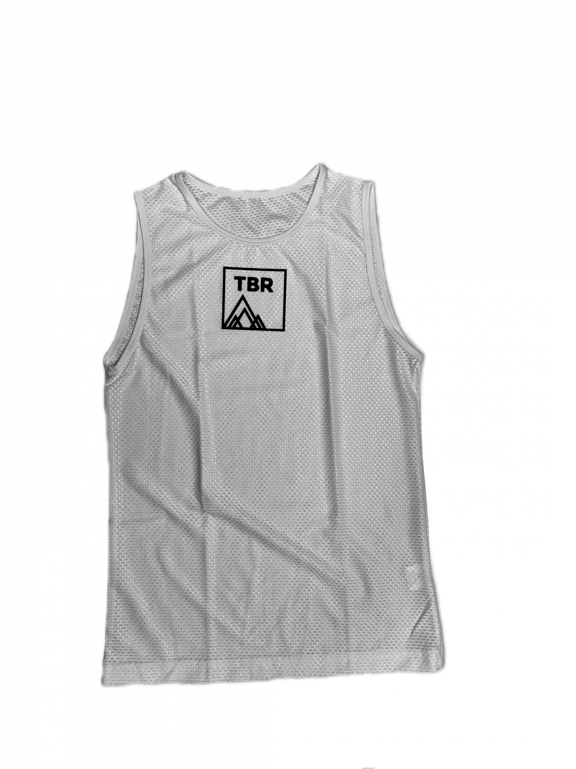 Photo output TBR white cycling base layer front view